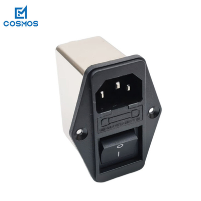 250VAC Slot Machine Accessories Filter Power Switch Plug With Socket