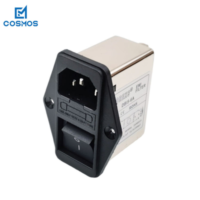 250VAC Slot Machine Accessories Filter Power Switch Plug With Socket