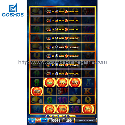 23.6+43 Inch Touch Screen Slot Game Machine Power 4 Coin Operated