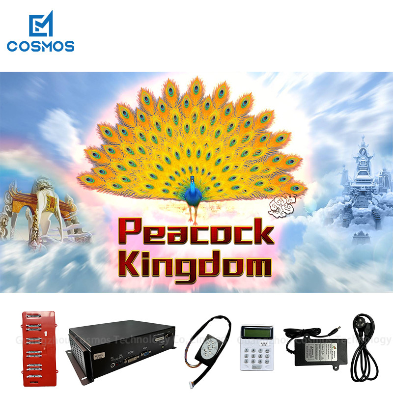 Stand Up Fish Table Arcade Game Board Peacock Kingdom 2-4 Players