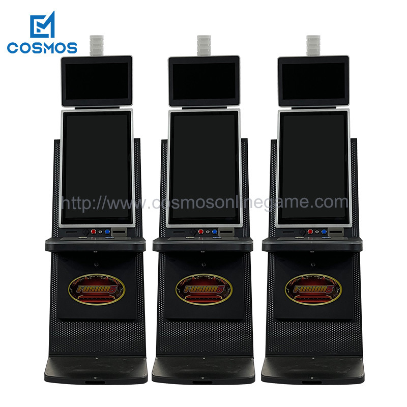 Coin Pusher Touch Screen Slot Game Machine Cabinet For 1 Player